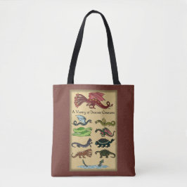 Bolsa Tote Variedade de criaturas draconianas