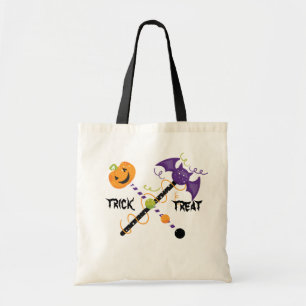Bolsa Tote Varinhas de Bruxa Cartoon de Halloween para Truque
