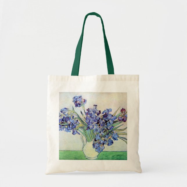Bolsa Tote Vase "Ainda viva" com irrisões de Vincent van Gogh (Frente)