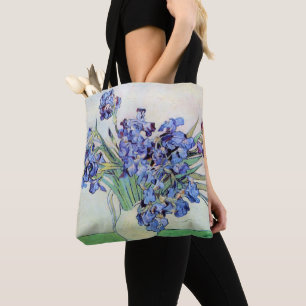Bolsa Tote Vase "Ainda viva" com irrisões de Vincent van Gogh