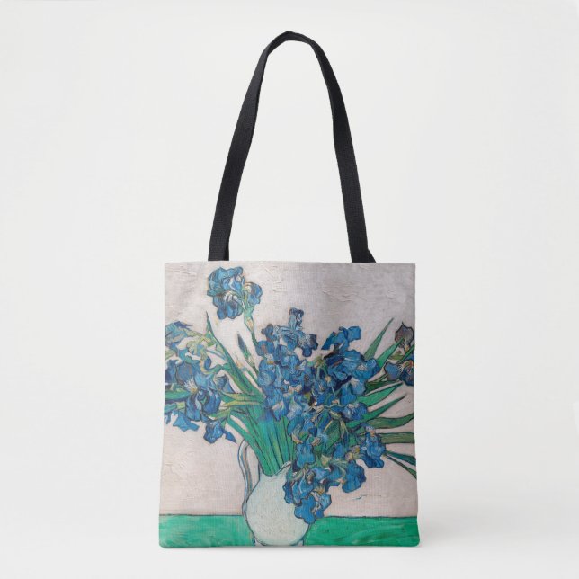 Bolsa Tote Vase com irlandeses, Van Gogh (Frente)