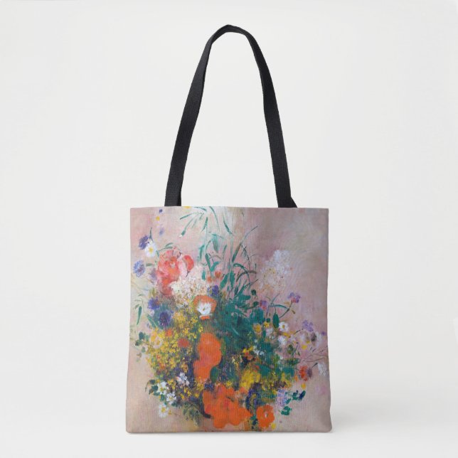 Bolsa Tote Vase das Flores, Redon (Frente)
