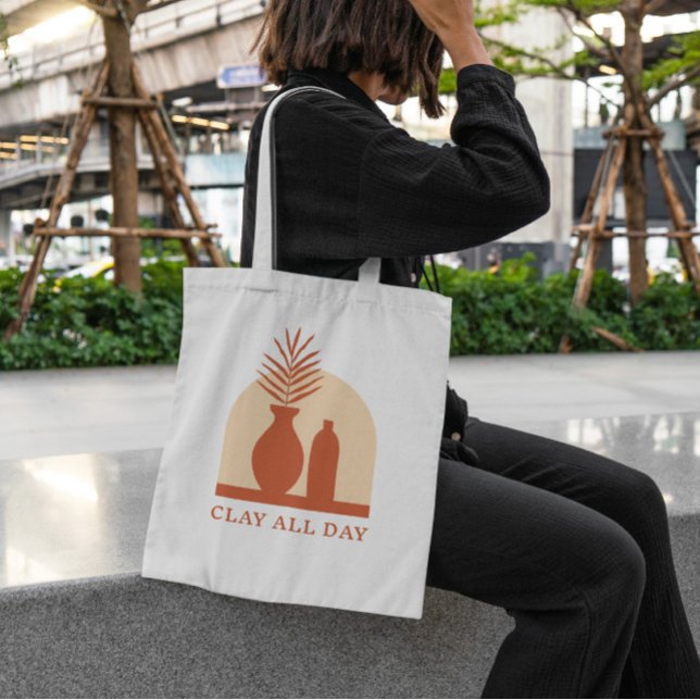 Bolsa Tote Vases de Clay (Criador carregado)