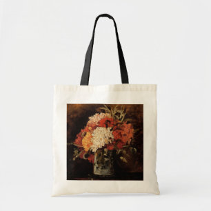Bolsa Tote Vaso com Cravos por Vincent van Gogh