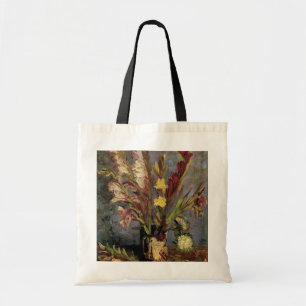 Bolsa Tote Vaso com Gladíolos por Vincent van Gogh