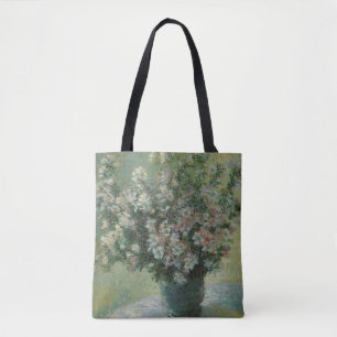 Bolsa Tote Vaso de Flores por Claude Monet