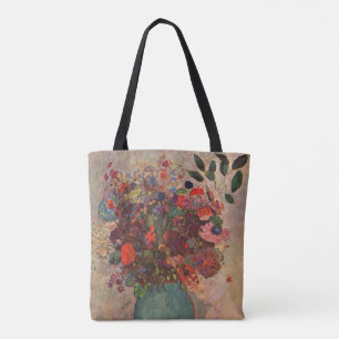 Bolsa Tote Vaso Turco por Odilon Redon, Arte de Flores Vintag