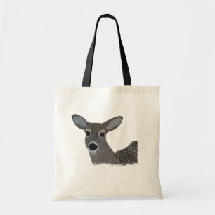 Bolsa Tote Veado de Cauda Branca Vida Selvagem Animal Fofo