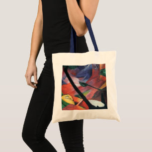 Bolsa Tote Veado na Floresta II por Franz Marc; Reh im Walde