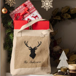 Bolsa Tote Veado Negro Russo | Kraft | Nome da família<br><div class="desc">Apresentando nossa Rústica Negra Deer em Kraft design, uma combinação perfeita de charme de eterno e elegância personalizada! Traga um toque de charme rústico e orgulho familiar para sua casa ou surpreenda alguém especial com um presente único. Personalize seu veado preto russo | Kraft | Produto de nome da família...</div>