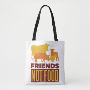 BOLSA TOTE VEGAN - COMIDA DOS AMIGOS NÃO