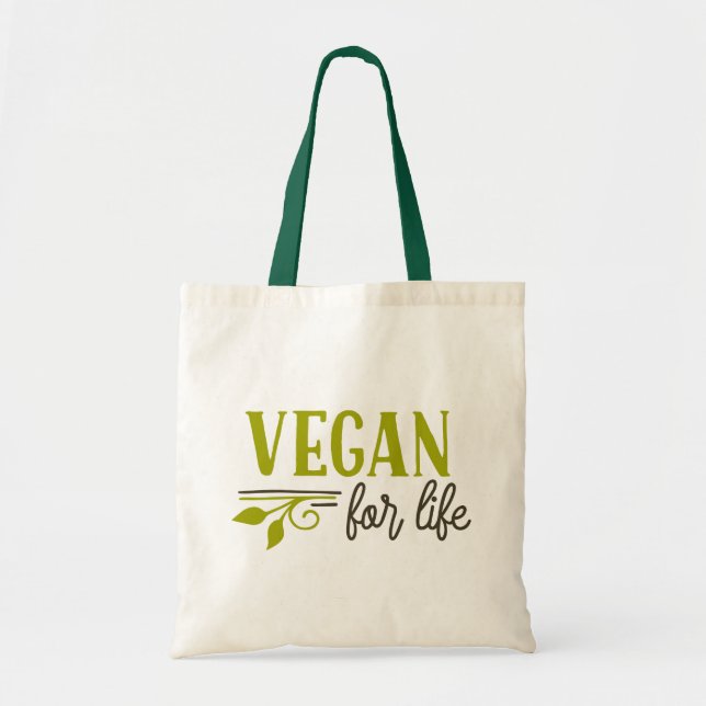 Bolsa Tote Vegan For Life (Frente)