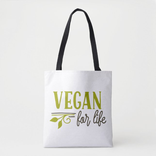 Bolsa Tote Vegan For Life (Frente)