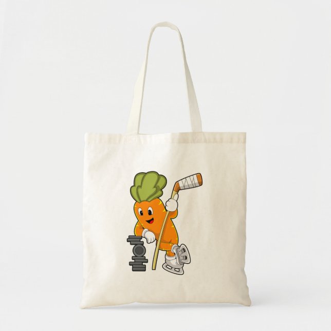 Bolsa Tote Vegan Ice Hockey stick (Frente)