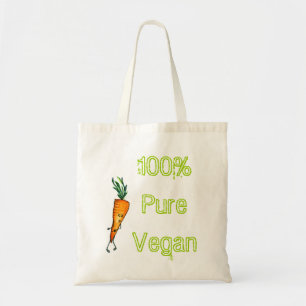 Bolsa Tote vegan puro de 100% - cenoura