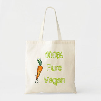 Bolsa Tote vegan puro de 100% - cenoura