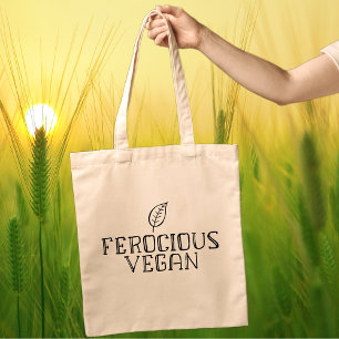 Bolsa Tote Vegan Simples Feroz, Minimalista