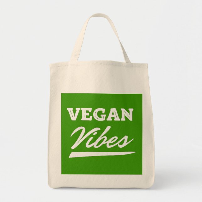 Bolsa Tote Vegan Vibes Vegetarian (Frente)