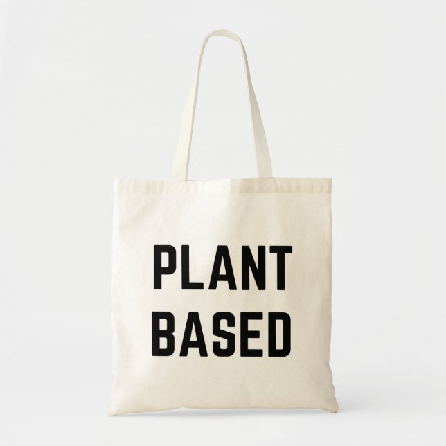 Bolsa Tote Vegano à Base de Plantas (Frente)
