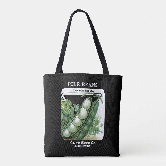 Bolsa Tote Vegetais Fredonia dos feijões de Lima pólo do (Verso)