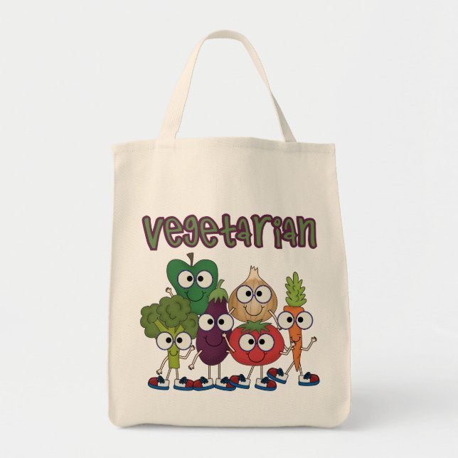 Bolsa Tote Vegetariana (Frente)