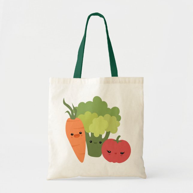 Bolsa Tote Veggie Friends (Frente)