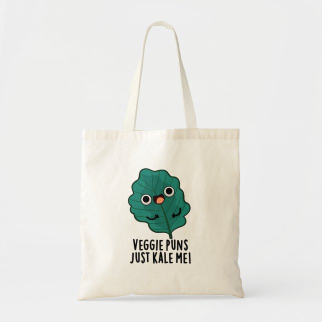 Bolsa Tote Veggie Puns Apenas Me Matou Engraçado Comida Pun (Frente)