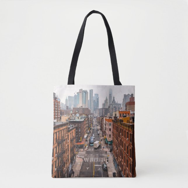 BOLSA TOTE VEÍCULOS RODOVIÁRIOS ENTRE EDIFÍCIOS DE ALTO AUMEN (Frente)