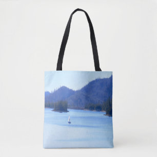Bolsa Tote Velejando para as montanhas...