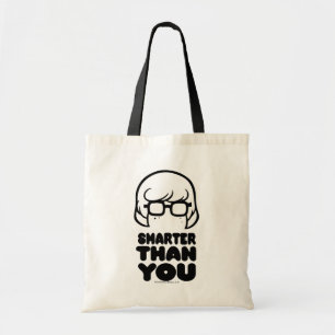 Bolsa Tote Velma "mais esperto do que você" gráfico