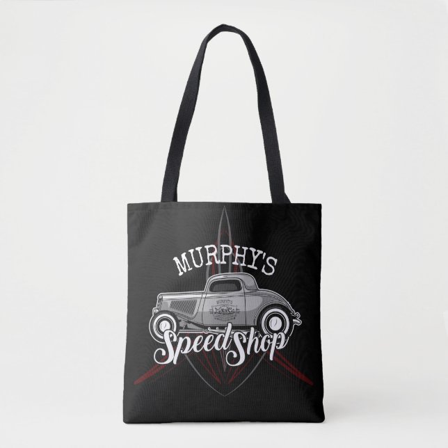 Bolsa Tote Velocidade de rotação dinâmica Comprar NOME PERSON (Frente)