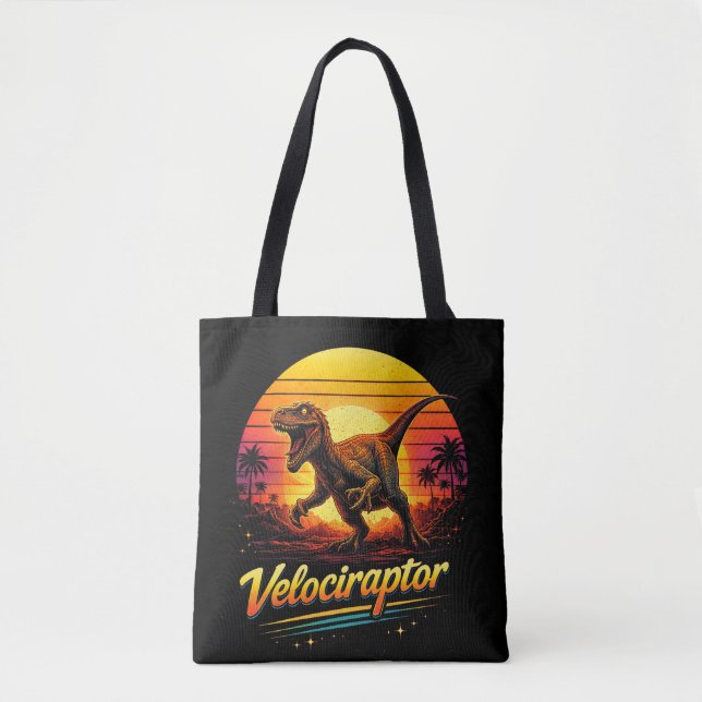 Bolsa Tote Velociraptor (Frente)