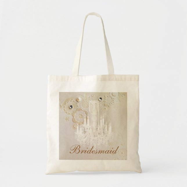 Bolsa Tote velocistas elegantes, dama de ponte de chandelier (Frente)