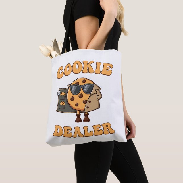 Bolsa Tote Vendedor de Biscoitos Cozimento Divertido (Close Up)