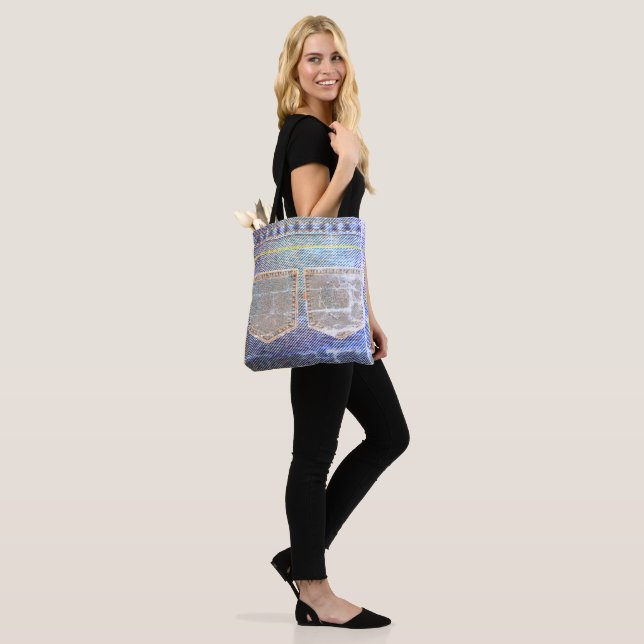 Bolsa Tote Vendredi 'Faded Jeans' Visual (No(a) Modelo)