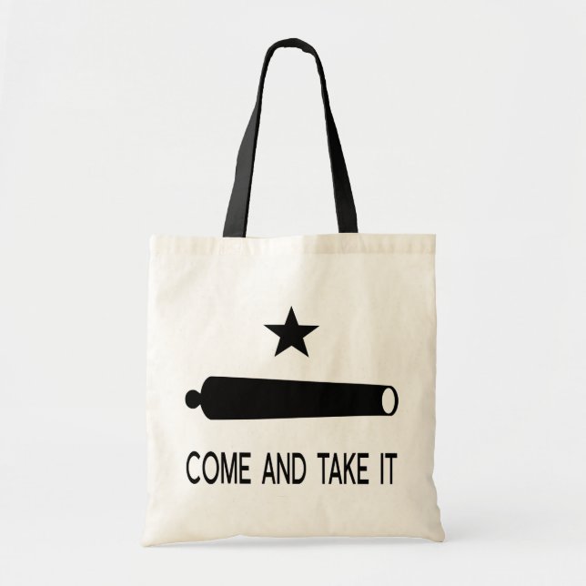 Bolsa Tote Venha e assuma a bandeira ~ Texas (Frente)