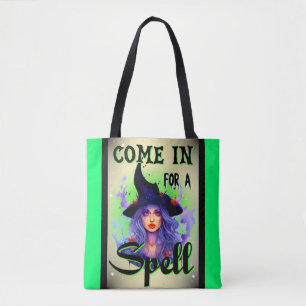 Bolsa Tote Venha para um Spell _ Halloween