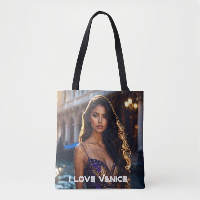 BOLSA TOTE VENICE - I LOVE VENICE (Frente)