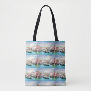 BOLSA TOTE VENICE ITÁLIA VENEZIA BRIDGES