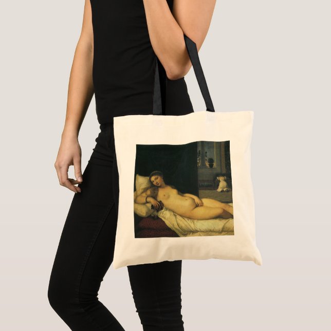 Bolsa Tote Vênus de Urbino por Titian, Arte Renascentista (Frente (produto))