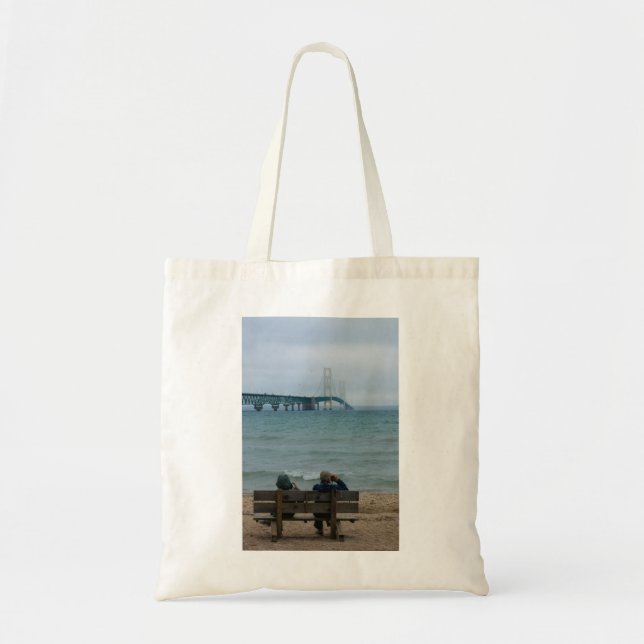 Bolsa Tote Ver ponte Mackinac (Frente)