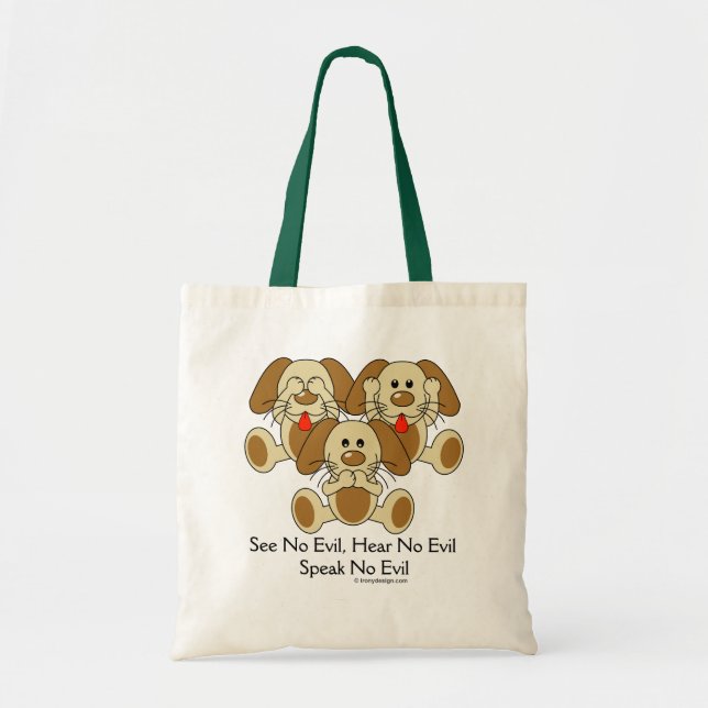 Bolsa Tote Ver Sem Cães Mau (Frente)