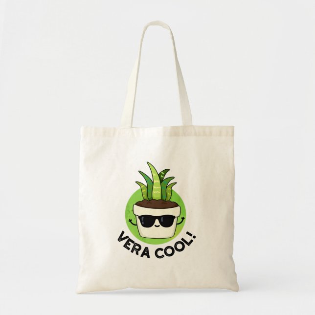 Bolsa Tote Vera Cool Funny Aloe Vera Pun  (Frente)