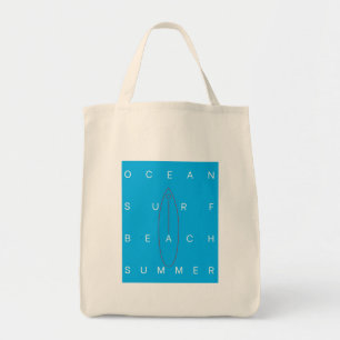 BOLSA TOTE VERÃO DA PRAIA DO SURF OCEANO