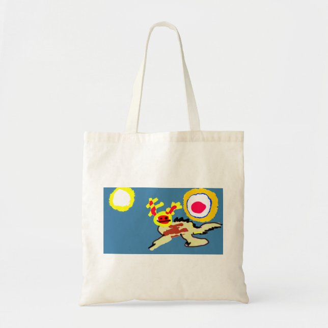 Bolsa Tote Verão de Axolotl  (Frente)