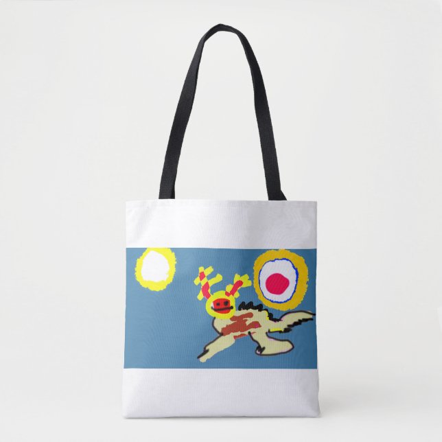 Bolsa Tote Verão de Axolotl  (Frente)