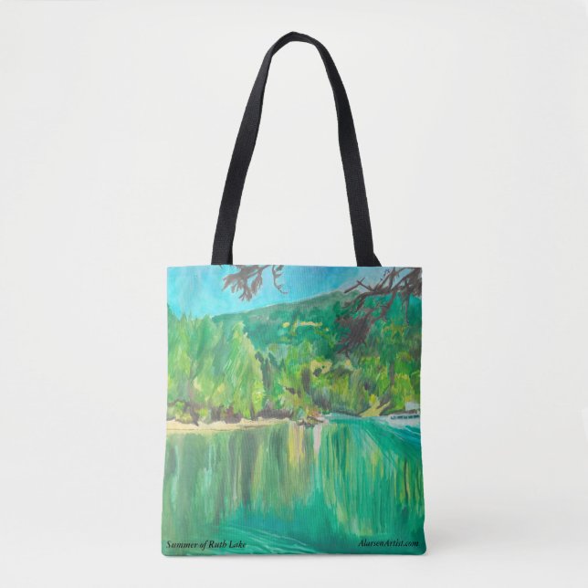 Bolsa Tote "Verão do lago Ruth" por Larsen ambarino (Frente)
