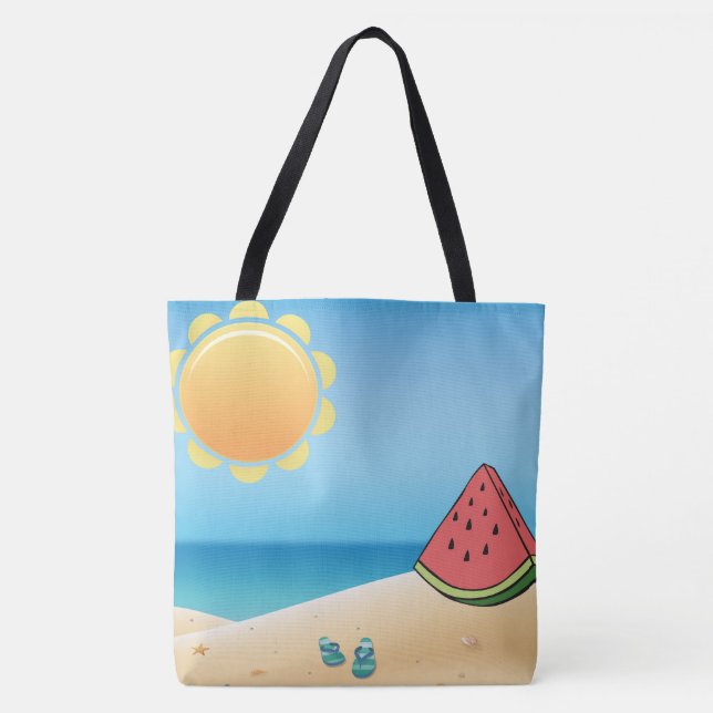 Bolsa Tote verão feliz (Frente)