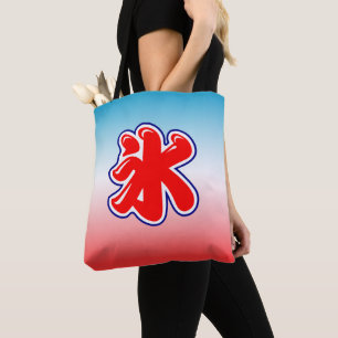 Bolsa Tote Verão japonês gelo barbeado