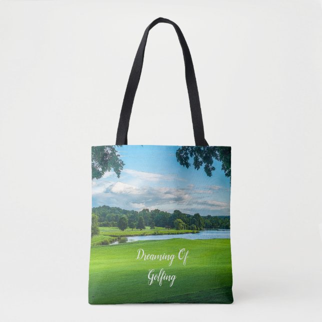 Bolsa Tote Verão No Curso De Golfe (Frente)